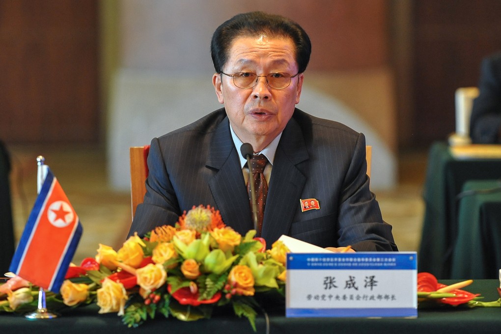 Jang Song-thaek, North Korea's vice chairman of the powerful National Defense Commission, at a meeting in Beijing last year. Photo: AP