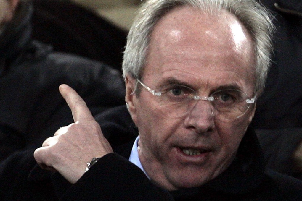 Sven-Goran Erikkson is pushing for more grass-roots football in China. Photo: AP