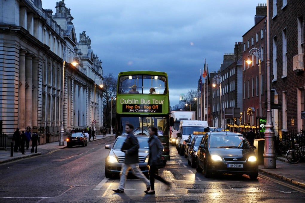 Ireland has returned to growth with falling unemployment but analysts agree the banking sector remains a risk. Photo: Bloomberg