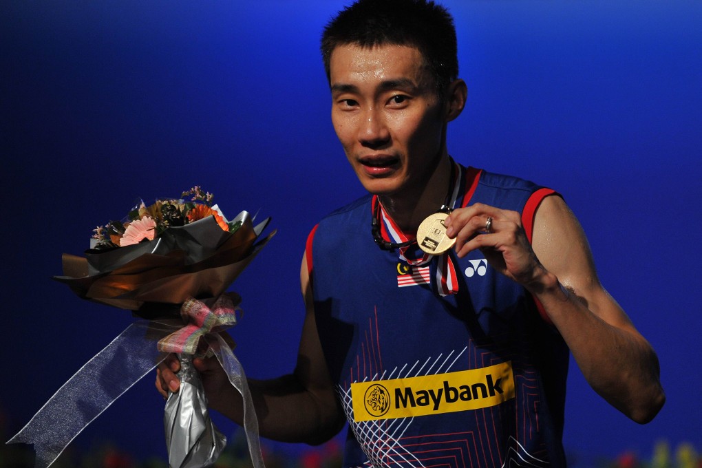Lee Chong Wei poses with his medal after winning the season-ending World Superseries Finals for the fourth straight time. Photo: AFP