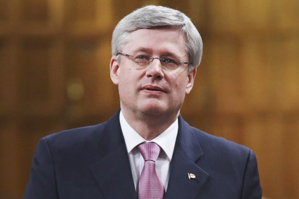 Canada's Prime Minister Stephen Harper