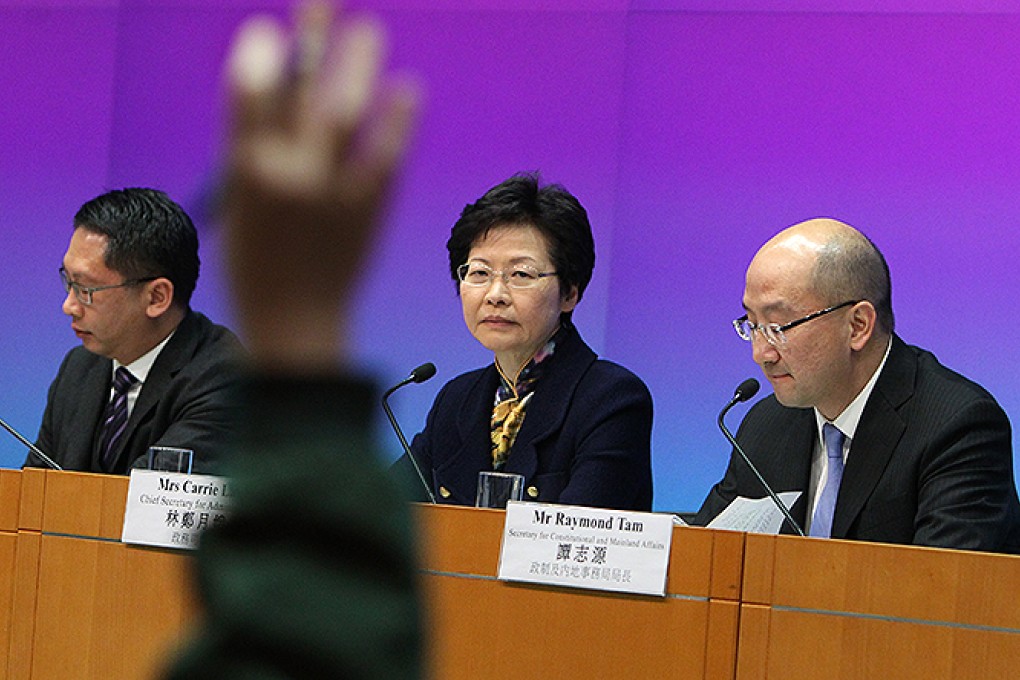 Carrie Lam is leading the reform consultation. Photo: Felix Wong