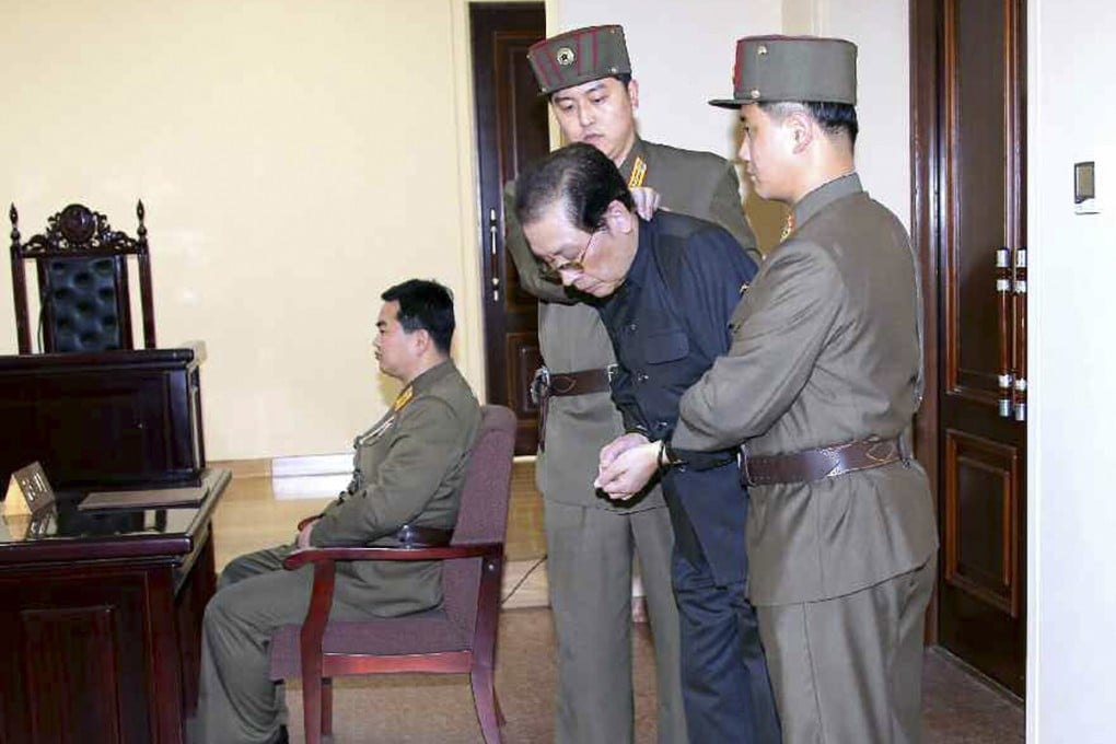 North Korea's Jang Song-thaek appears before a court ahead of his execution. Photo: Reuters