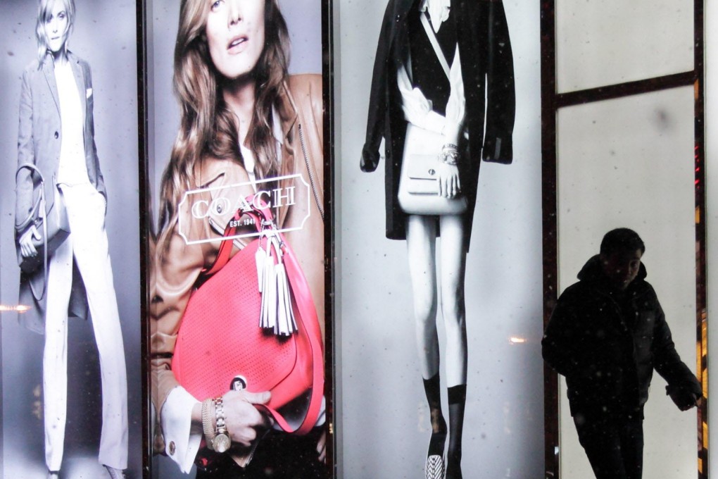 Luxury shopping has taken a hit with women's wear now in favour since Beijing's crackdown on lavish spending. Photo: Bloomberg