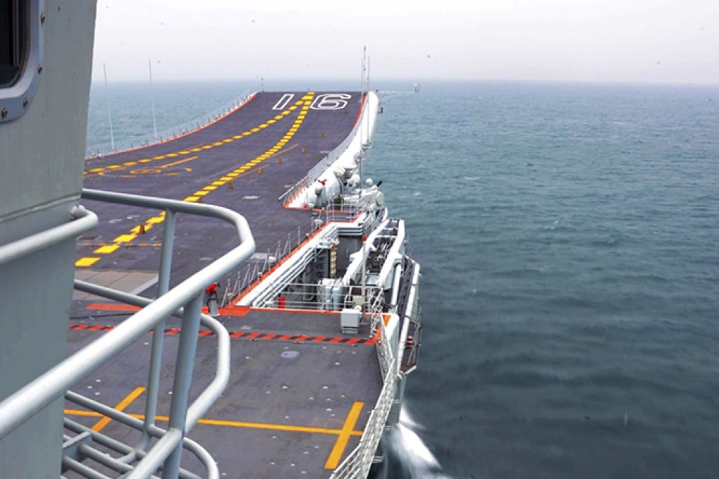 Chinese aircraft carrier, Liaoning. Photo: Reuters
