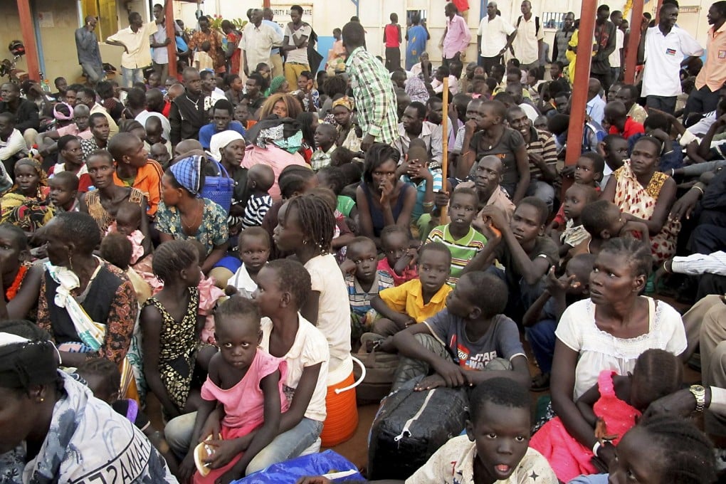 Civilians take shelter at the United Nations Mission in the Republic of South Sudan (UNMISS) compound in South Sudan. Photo: Reuters