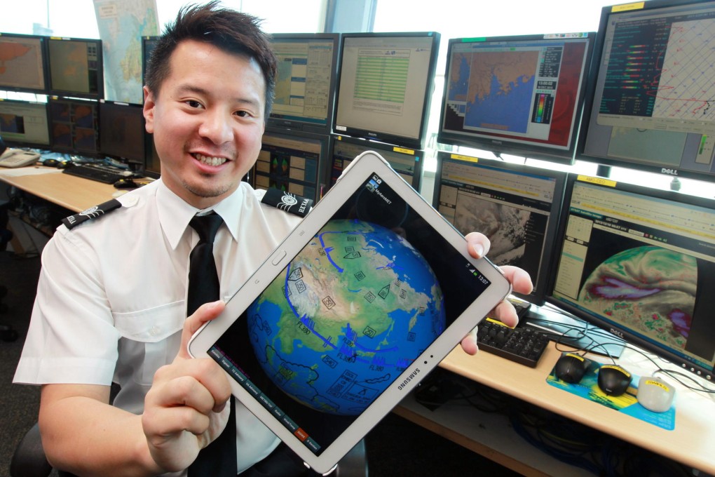 Anthony So, technical training director of the Youth Aviation Academy, says the application will be useful for pilots. Photo: Dickson Lee