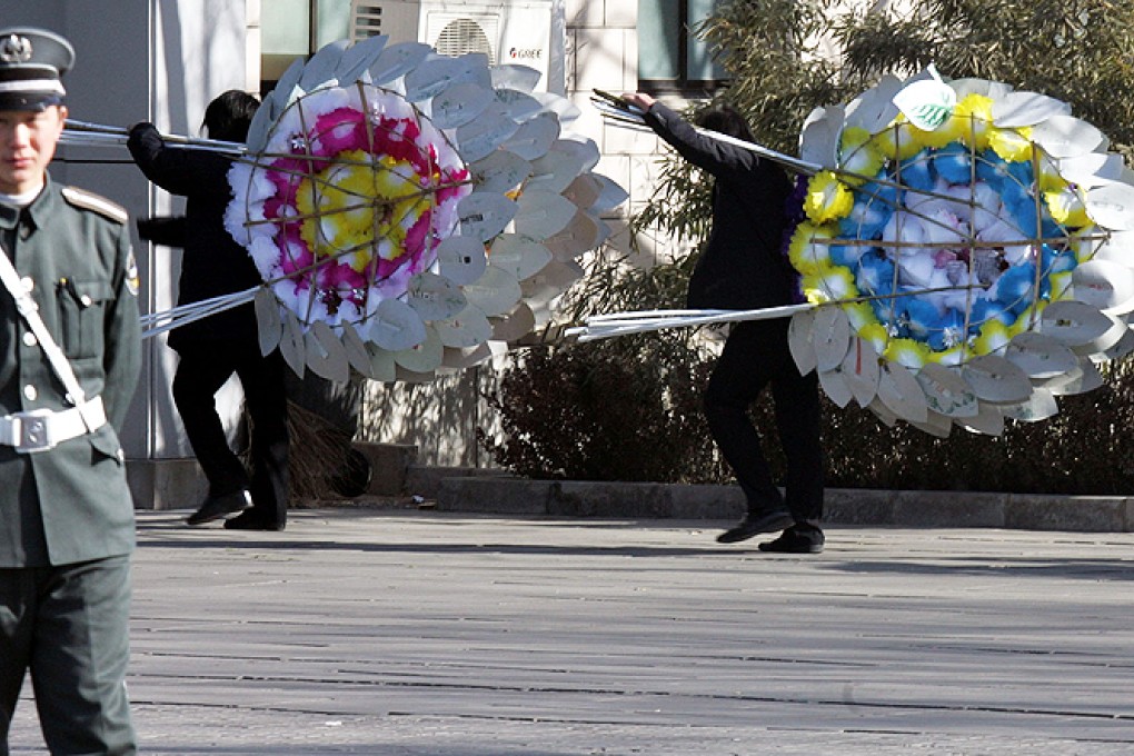 Chinese Communist Party members and government officials are being encouraged to have simple funerals. Photo: AP