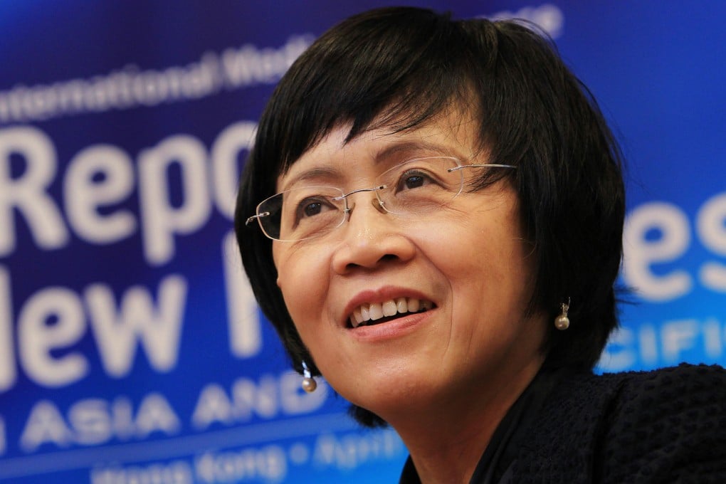 Hu Shuli, seen here in Hong Kong in 2010, started Caixin Media with 40 million yuan from Zhejiang Daily Press. Photo: Dickson Lee