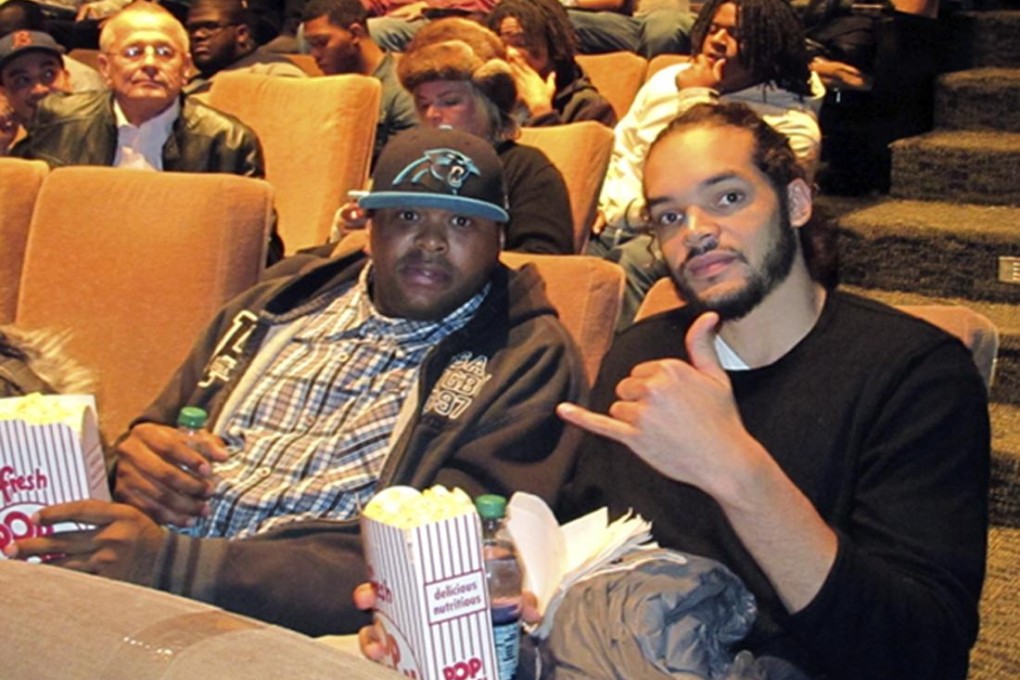 Former NBA prospect Lenny Cooke (left) with Joakim Noah of the Chicago Bulls, who is the movie's executive producer. Photo: Reuters