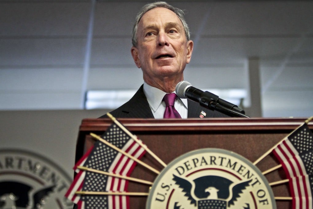Mayor Michael Bloomberg speaks during a naturalization ceremony in New York. Photo: AP