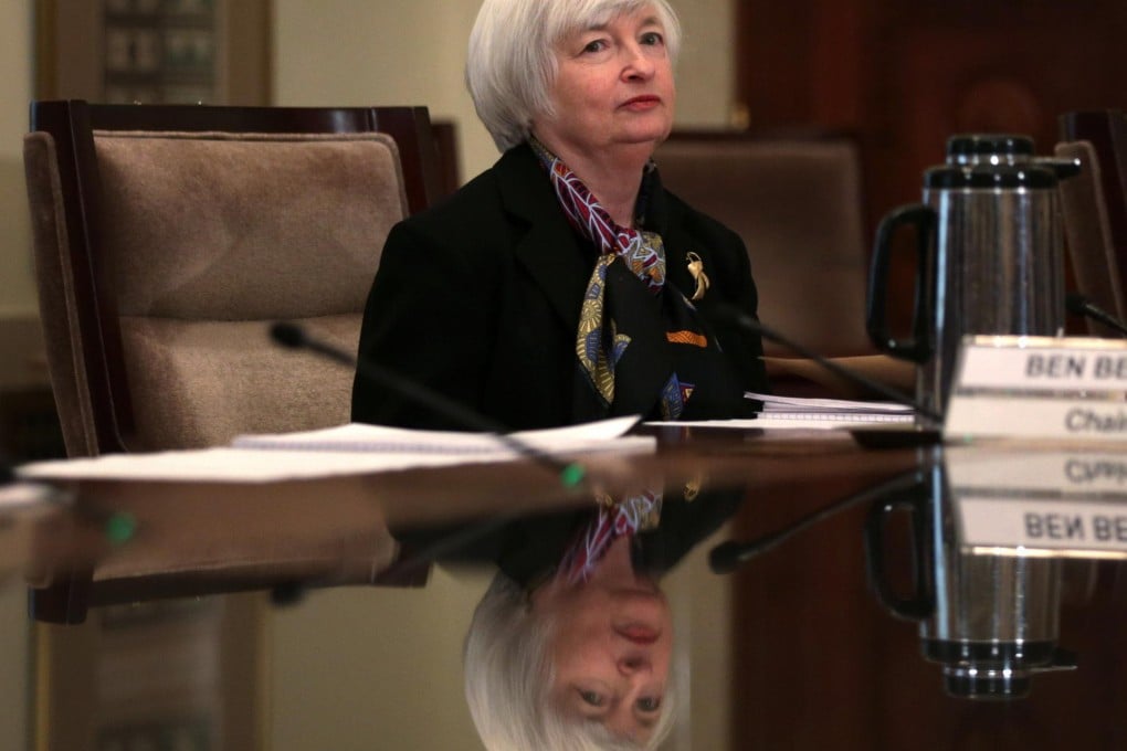 Janet Yellen is expected to continue to keep the monetary booze flowing after the tapering of quantitative easing. Photo: AFP