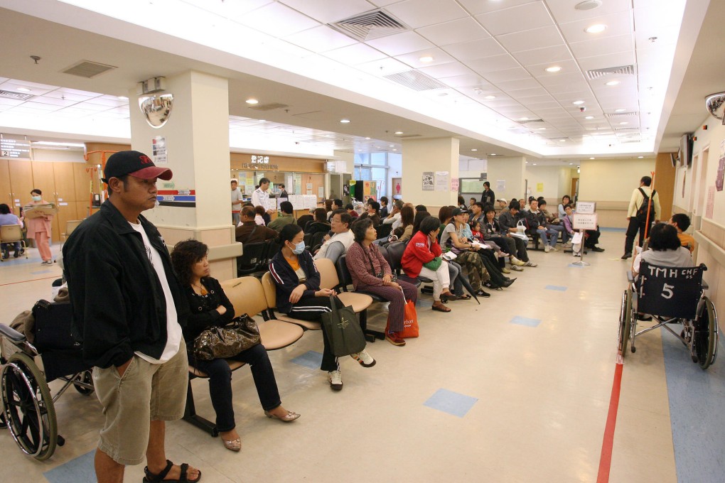 Long wait in the city's public hospitals. Photo: Felix Wong