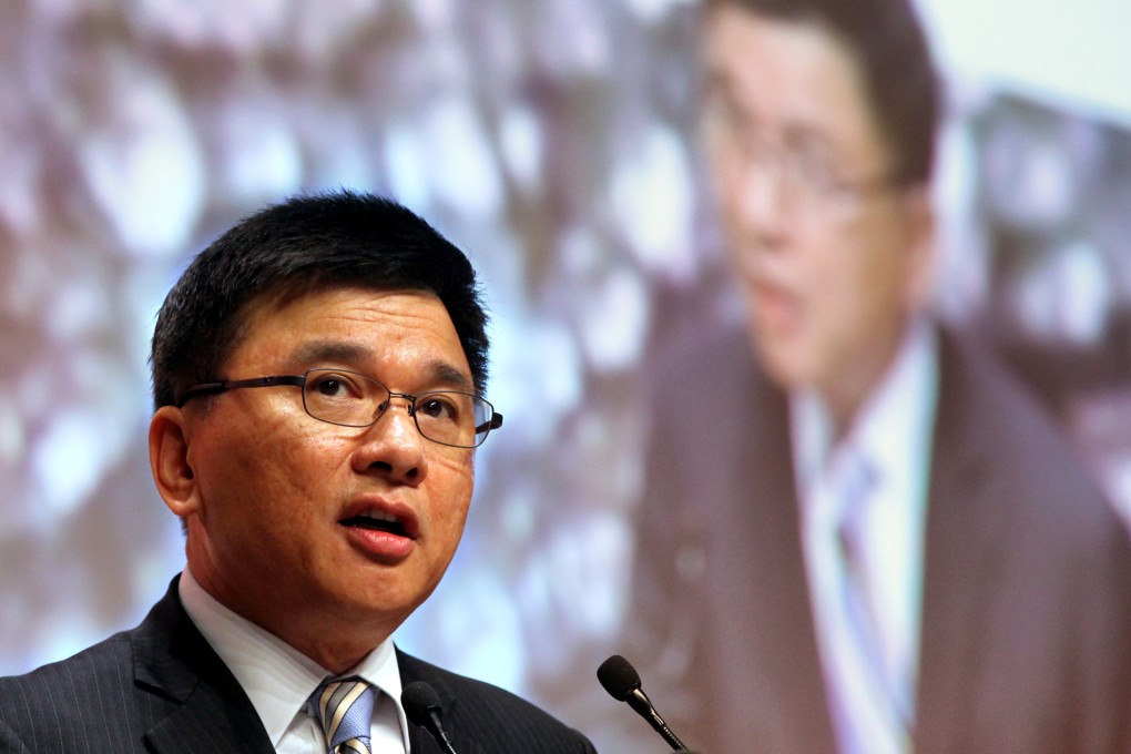 Chan Ka-keung, Secretary for Financial Services.