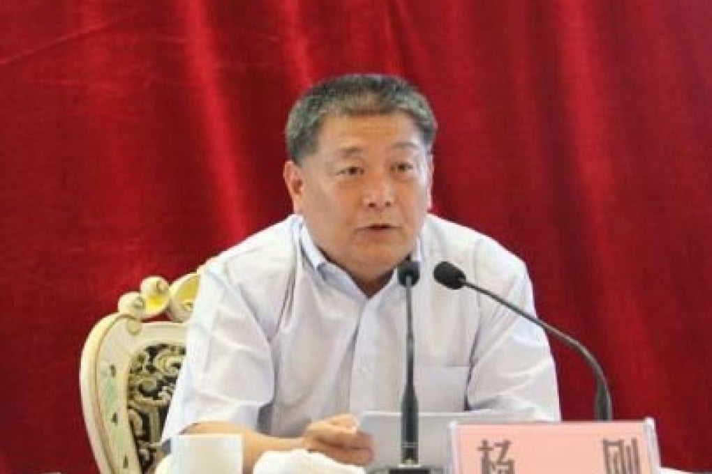 Yang Gang in a profile photo released by CCTV. Photo: Weibo screenshot