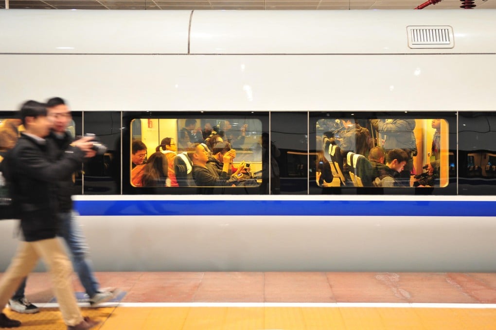 High-speed trains could open up Guangdong. Photo: Xinhua