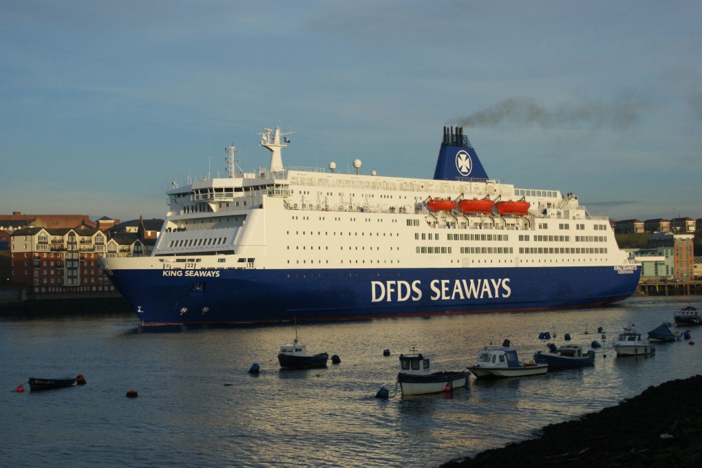 Two men have been arrested after a suspected arson attack on a ferry in the North Sea carrying more than 1,000 people from Newcastle in England to Amsterdam. Photo: EPA