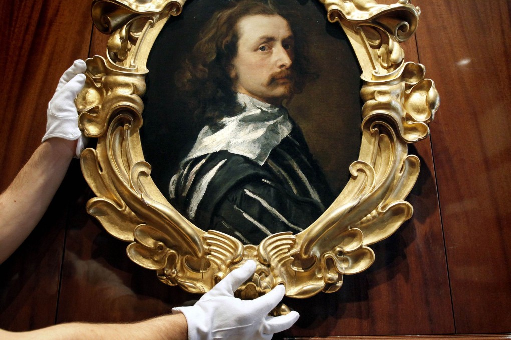 A self-portrait painting by Flemish artist Sir Anthony Van Dyck. A BBC show says its expert has uncovered an original Van Dyck piece that was bought for only £400 in an antiques shop. Photo: AFP