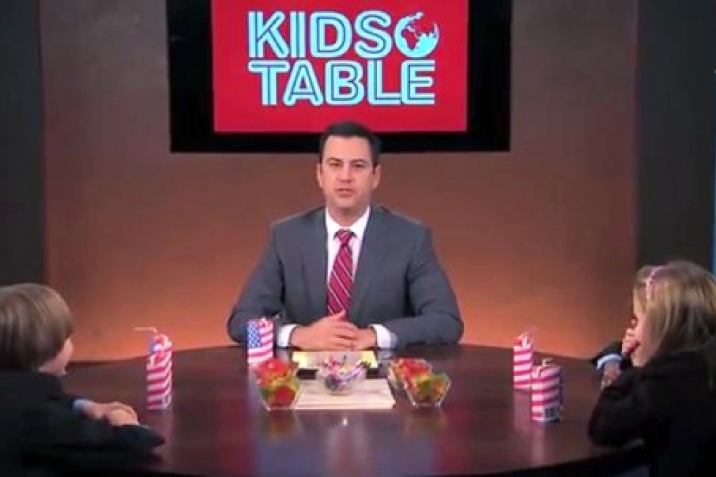 Jimmy Kimmel caused a stir this year with his "Kid's Table" skit.