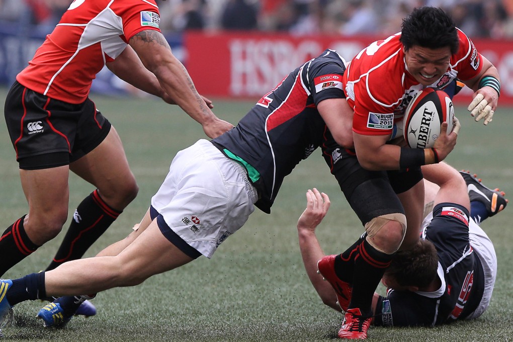 Hong Kong's new rugby nous will be put to the test against Japan in the 2014 Asian Five Nations. Photo: Jonathan Wong