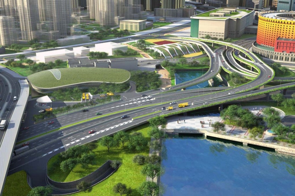 The Central Kowloon Route planned to link to the new Kai Tak development. Photo: Highways Department