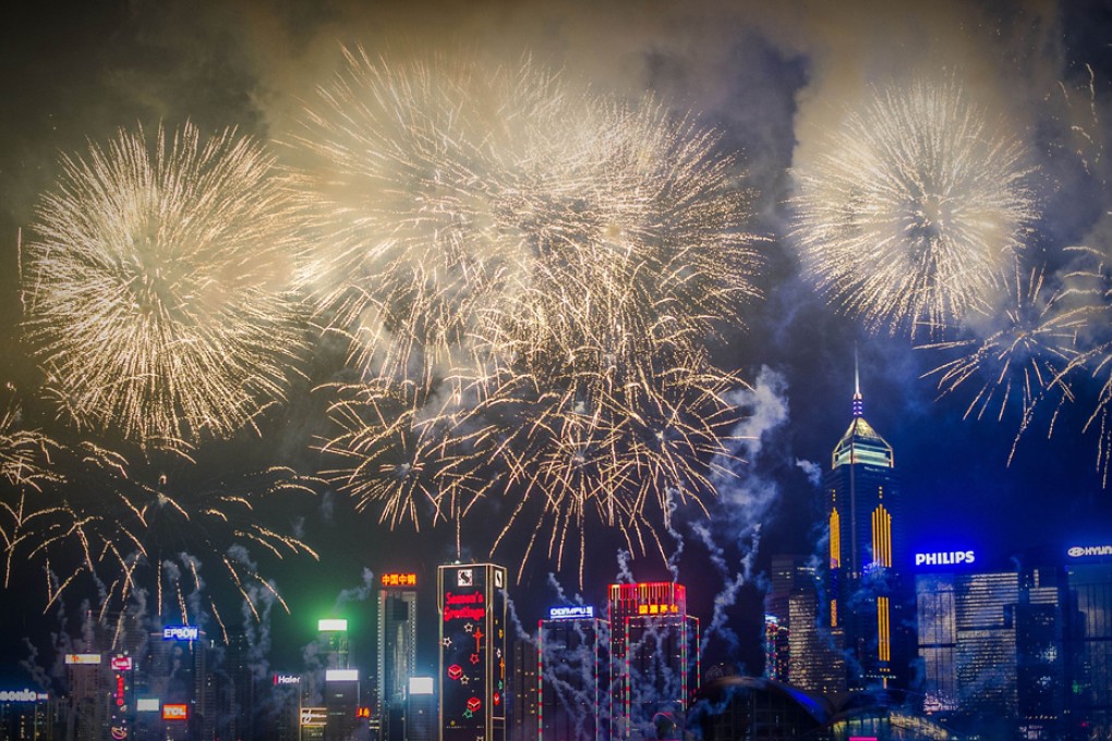 Thousands of Hongkongers prepare to welcome 2014 with fireworks, frivolity and a few drinks. Photo: AFP