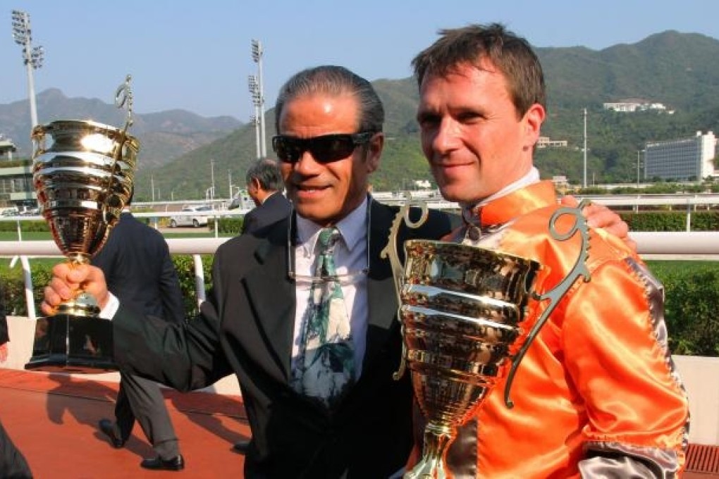 Andreas Suborics was one of three jockeys who were ruled out of Sunday's Sha Tin meeting with dehydration. Photo: Kenneth Chan