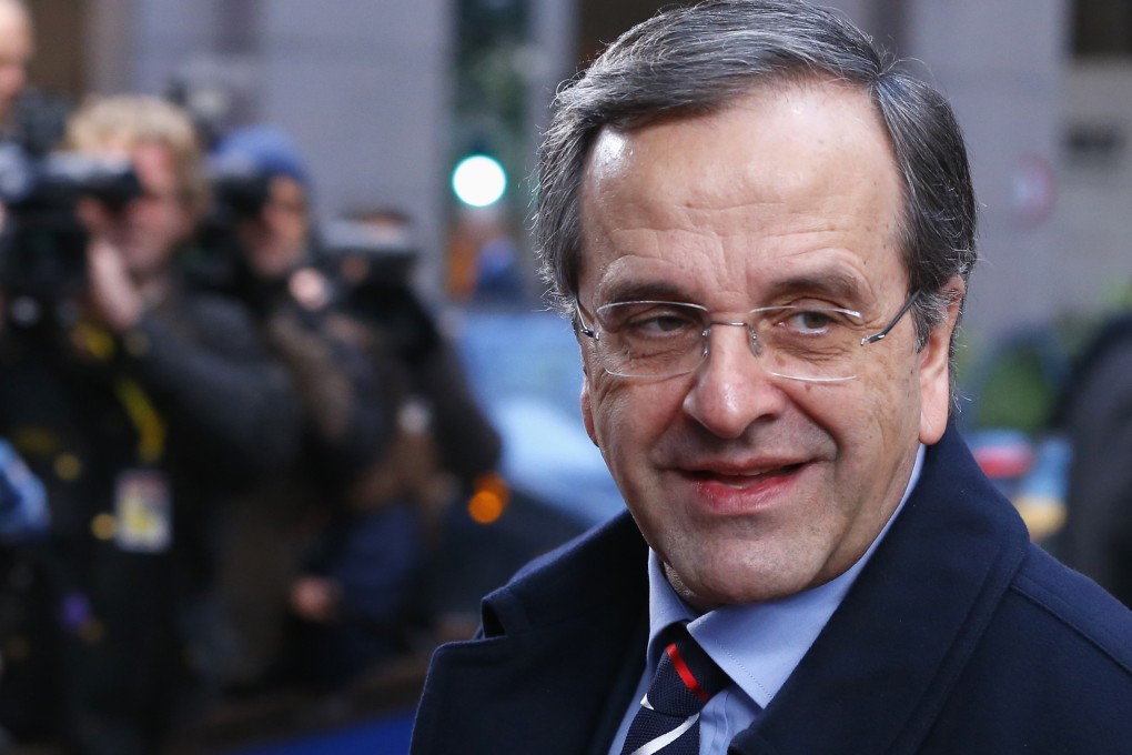 Greek prime minister Antonis Samaras. Photo: Reuters