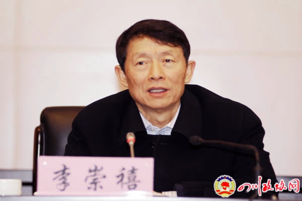 Li Chongxi, chairman of Sichuan provincial committee of CPPCC. Photo: Sichuan provincial committee of CPPCC