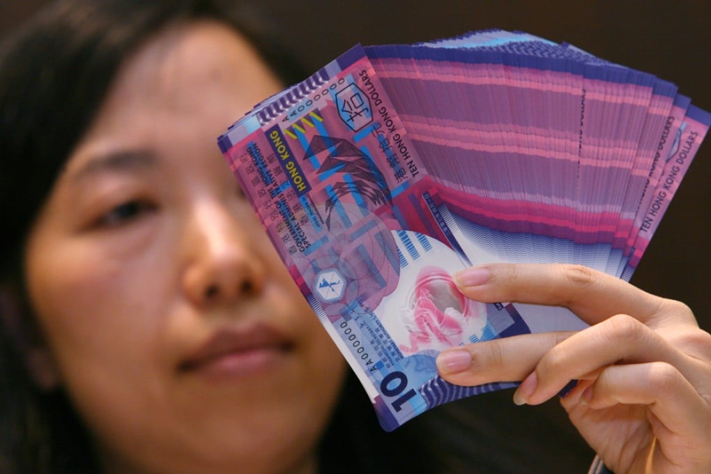 Hong Kong has been using polymer for its HK$10 notes since 2007. Photo: SCMP