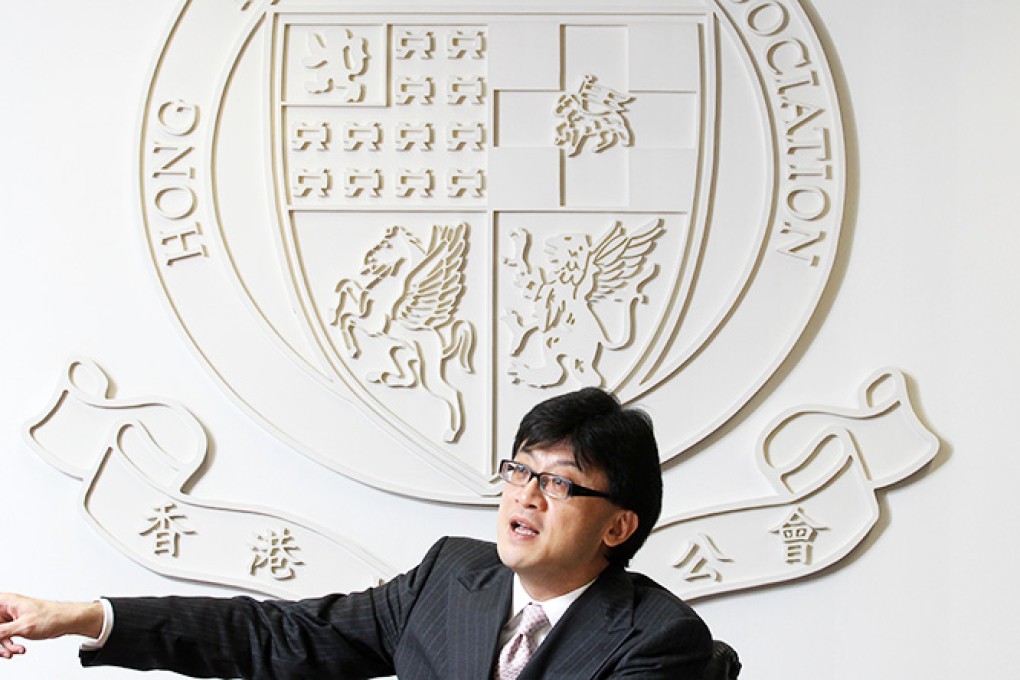 Paul Shieh Wing-tai, Chairman of Hong Kong Bar Association. Photo: Edward Wong