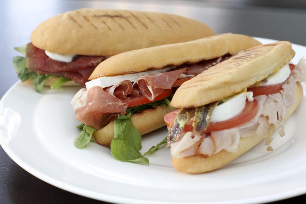From left: Garibaldino, Tartufo and Giusto at Panini Giusto, in Central. Photo: Nora Tam