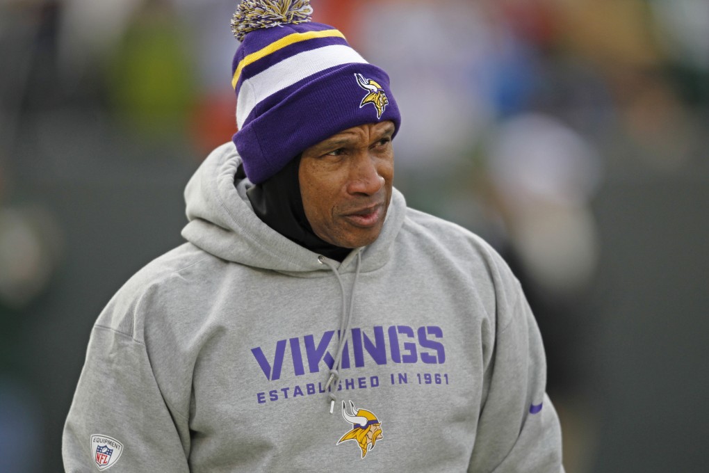 Chris Kluwe said former Minnesota Vikings head coach Leslie Frazier (pictured), who was sacked in December, had warned him repeatedly not to speak out on gay issues. Photo: AP