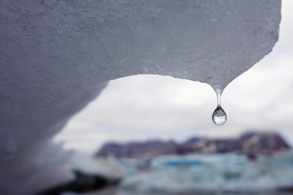 An iceberg melts in Kulusuk Bay, eastern Greenland. Photo: AP