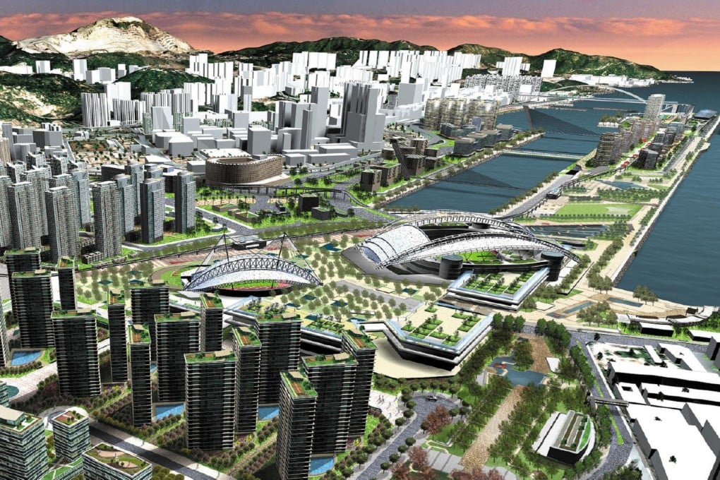 An artist's impression of the planned sports complex at Kai Tak, which will be privately operated on completion. Photo: SCMP Pictures