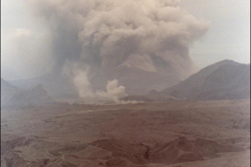 Mount Pinatubo in the Philippines, the biggest volcanic eruption of the last quarter century. Photo: AFP