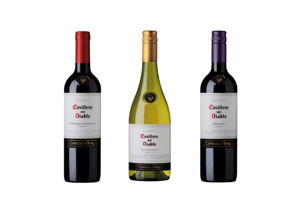 Wine tasting: Casillero del Diablo from Concha y Toro in Chile