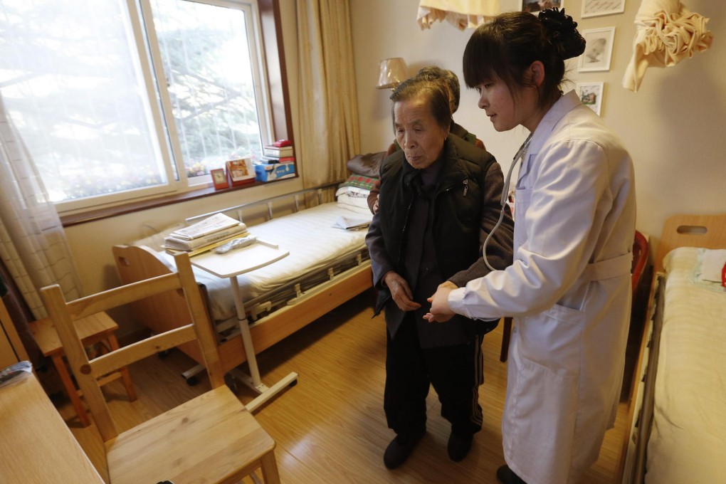 Health care is one of the industries which is likely to see fast growth on the mainland, due to a rapidly ageing population. Photo: EPA