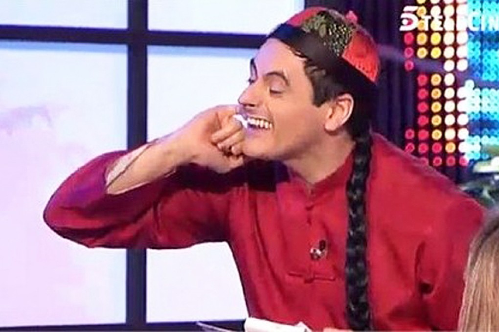 A screen shot from Mesa para Dos [Table for Two], which China's ambassador to Spain says is 'racist'. Photo: SCMP Pictures