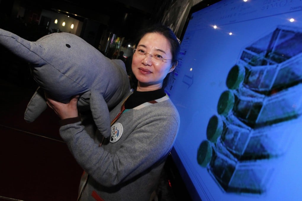 Professor Wu Yuping says pollutants affect the dolphins' immune systems. Photo: Nora Tam