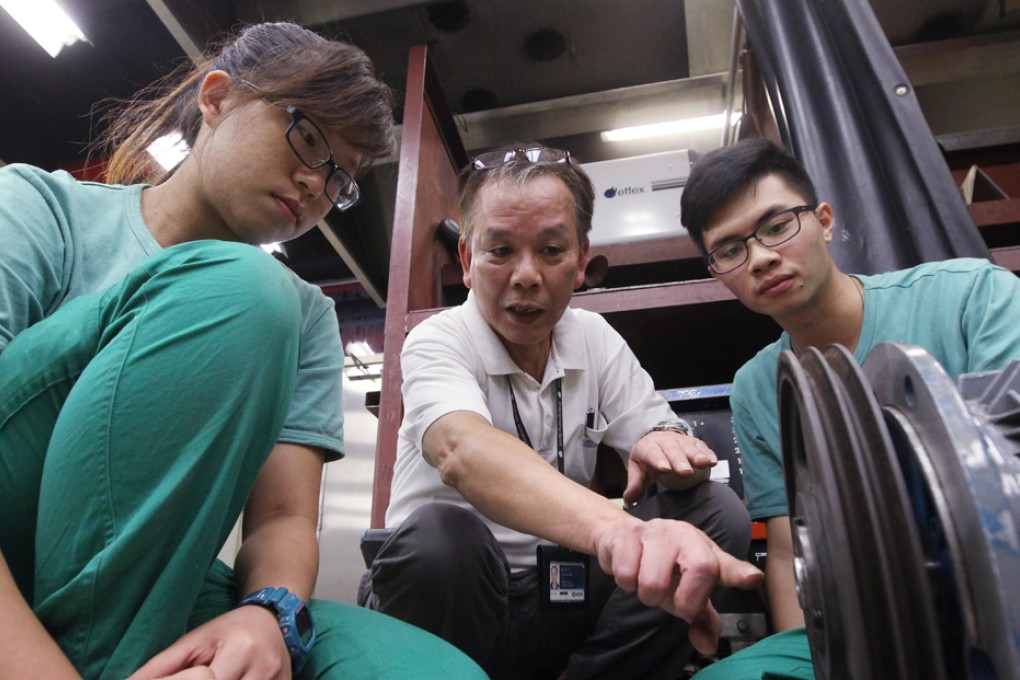 The MTR Apprentice Training Scheme combines education with on-the-job training and provides a career pathway for railway maintenance professionals.