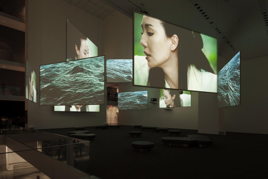 Isaac Julien's installation, Ten Thousand Waves. Photos: Museum of Modern Art