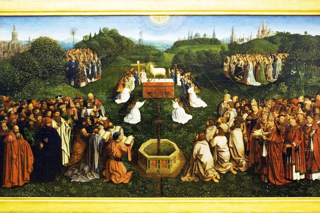 The central panel of the Ghent Altarpiece, 1432.