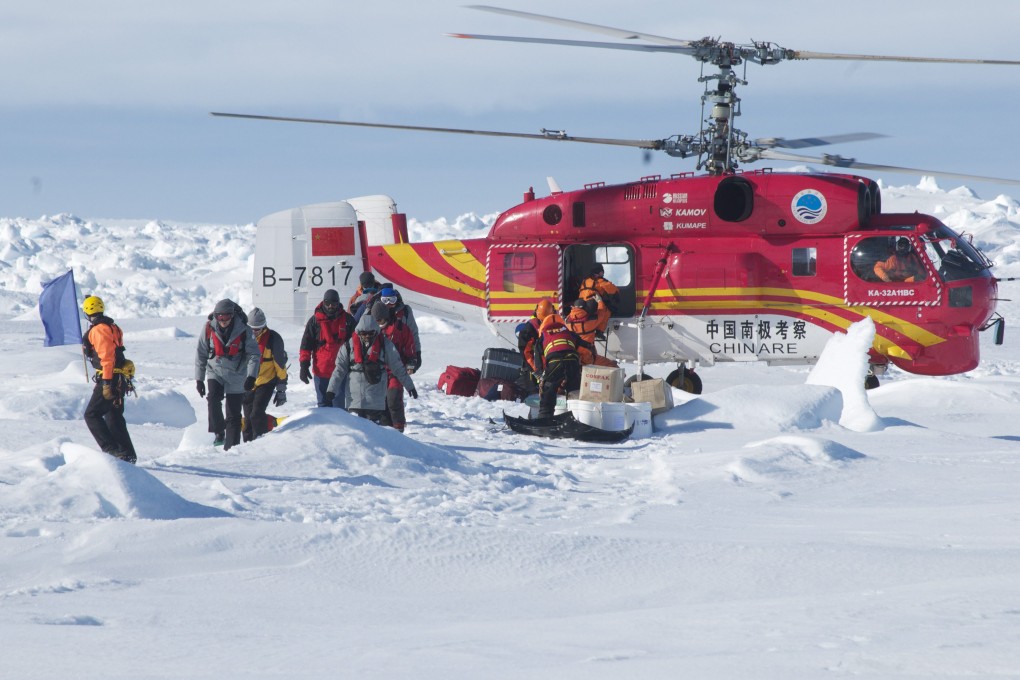 Rescue of stranded passengers from the Russian research ship, MV Akademik Shokalskiy.