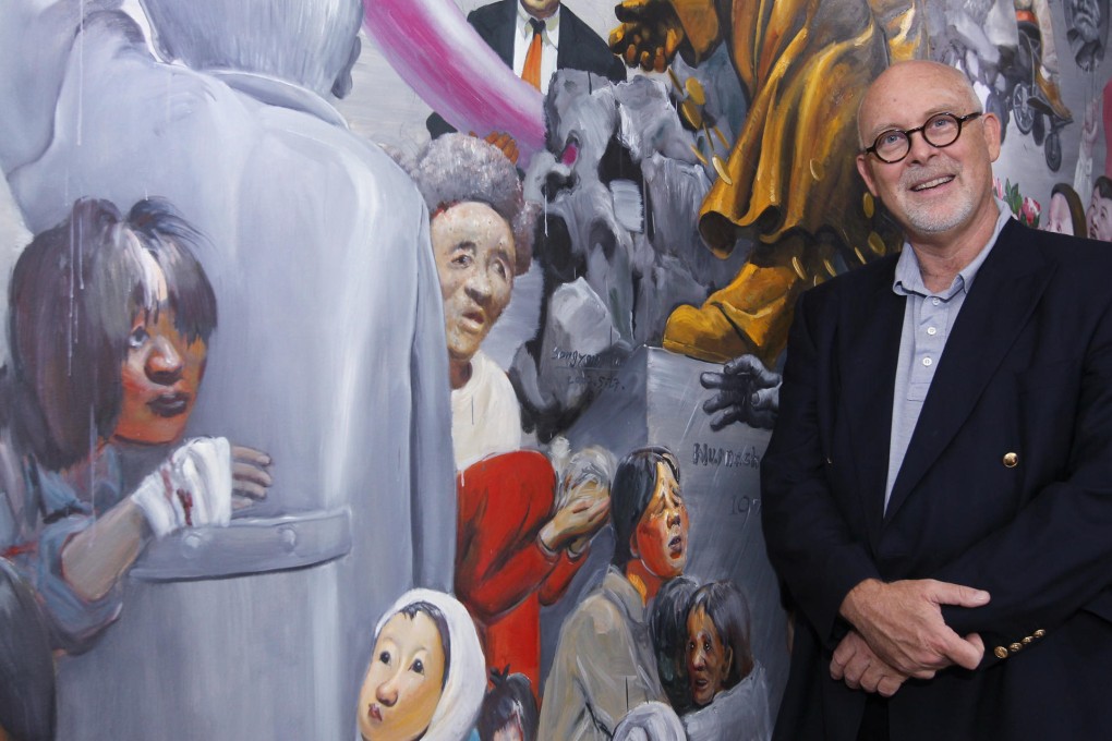 Michael Nock is monetising his art collection. Photo: Edmond So