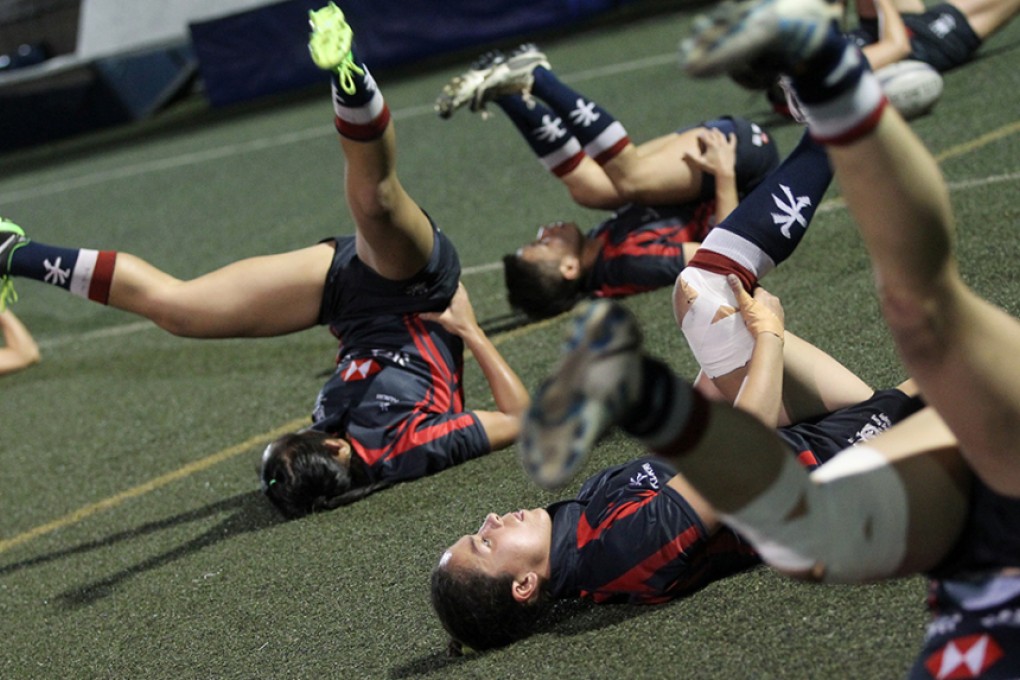 Hong Kong’s female rugby players are embracing a huge lifestyle adjustment as they notch up their training to professional standards. Photo: KY Cheung/SCMP