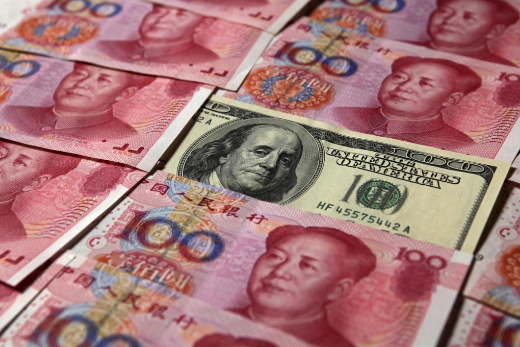 The yuan reference rate, the onshore daily fixing rate set by the People's Bank of China, set record highs 41 times last year. Photo: Reuters