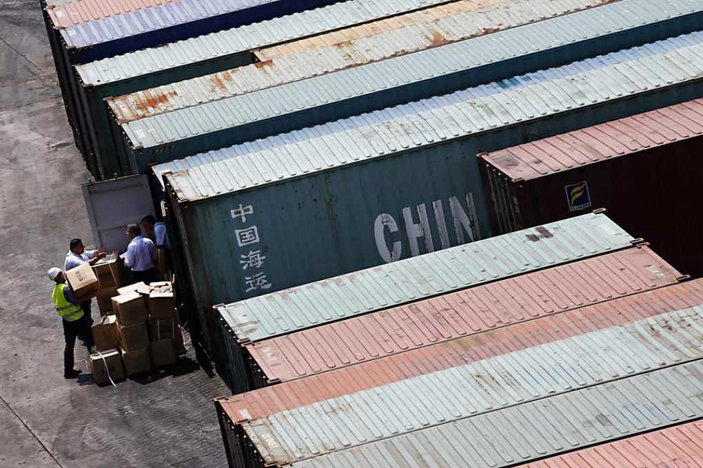 With trade growing 7.6 per cent last year, China is expected to have surpassed the US as the largest cargo trading country. Photo: Reuters
