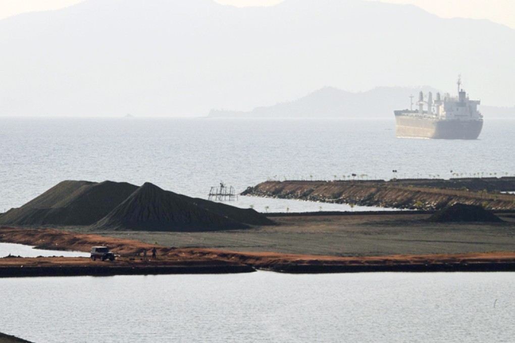 Stocks of Indonesian nickel ore await shipment. Photo: Reuters