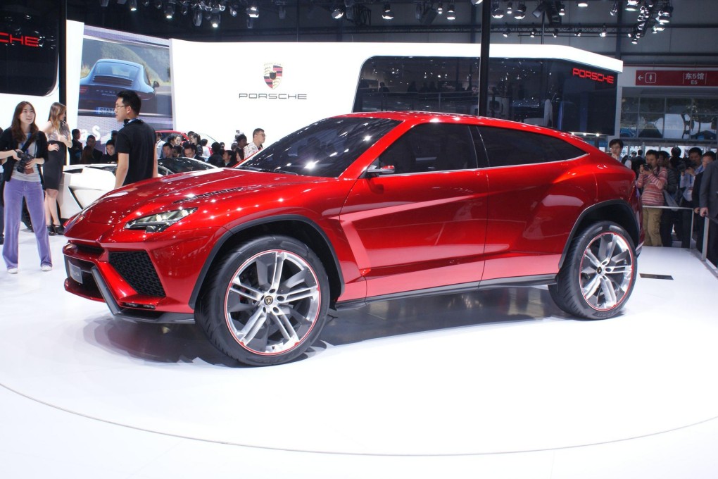 The prototype of the Urus that was unveiled in 2012.